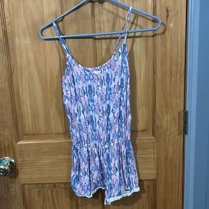 super cute hollister pastel tank top romper